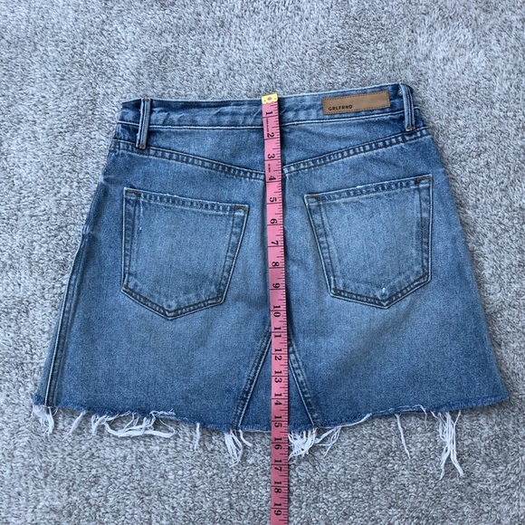 GRLFRND EVA SKIRT JEANS DENIM SIZE 26 - Picture 3 of 4